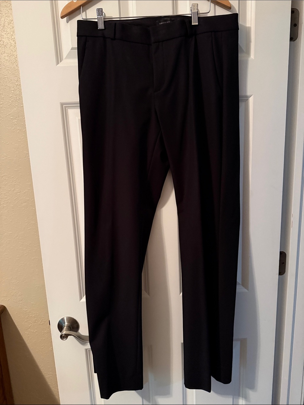 Banana Republic Women's Black Tailored Dress Trousers